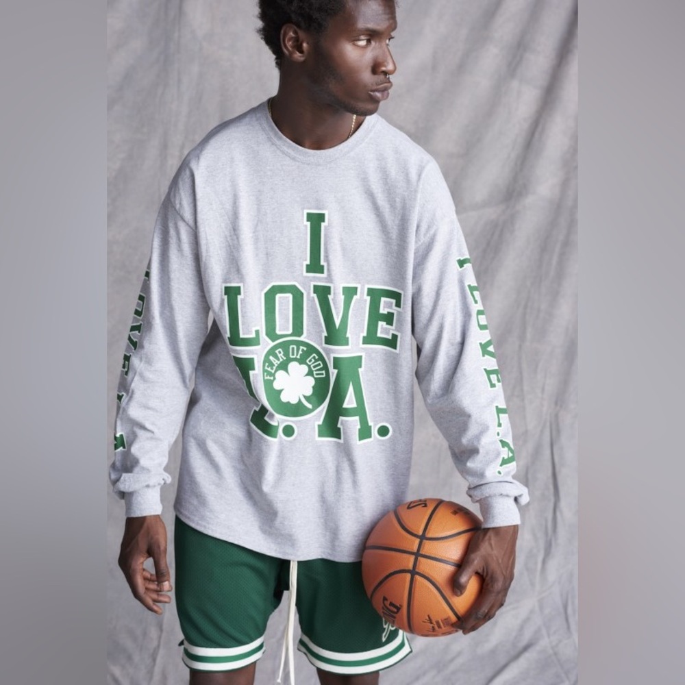 Fear Of God Fifth Collection - 1987 Boston Celtics merch Long Sleeve T-shirt